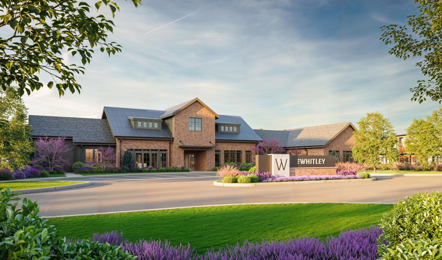 a building with a sign on it